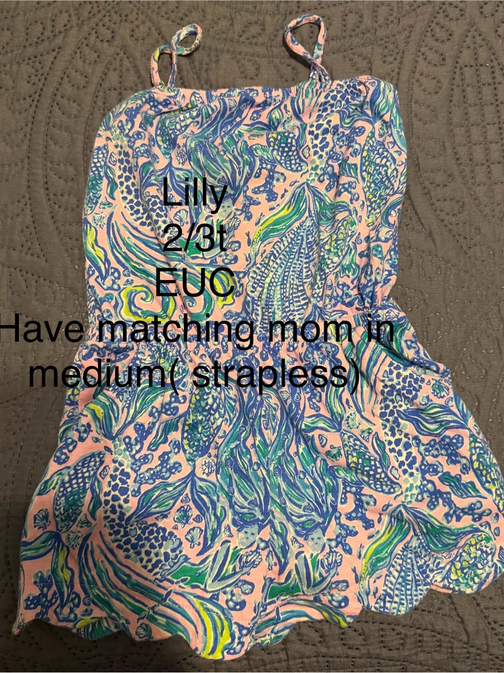 Lilly Pulitzer Pink Multi Print Girls One-Piece Romper
